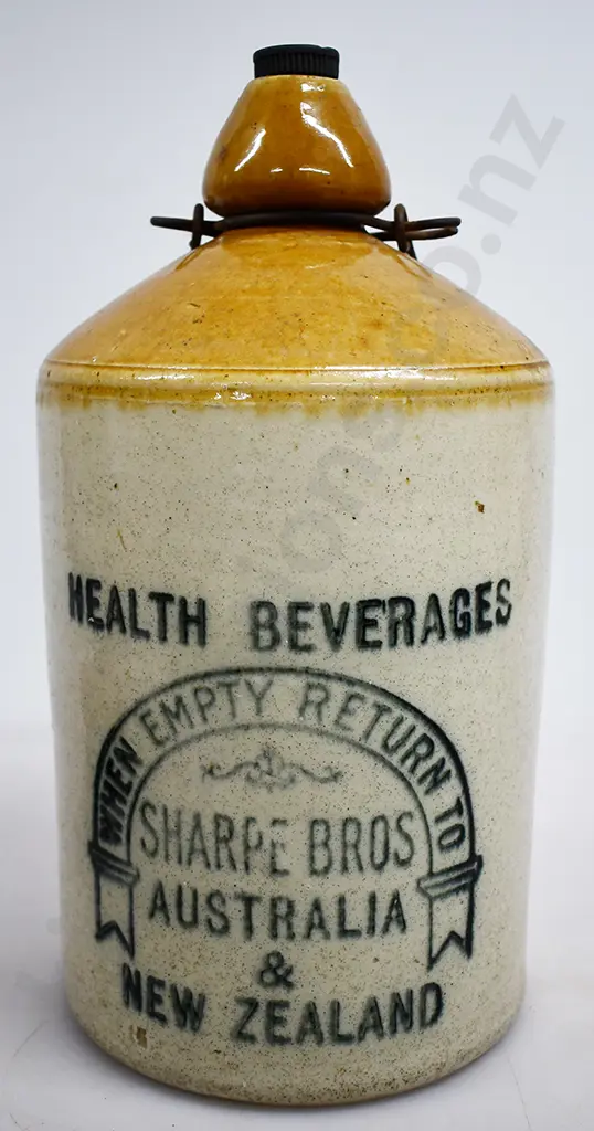 SHARPE BROS AUSTRALIA & NEW ZEALAND STONE JAR Image 1++