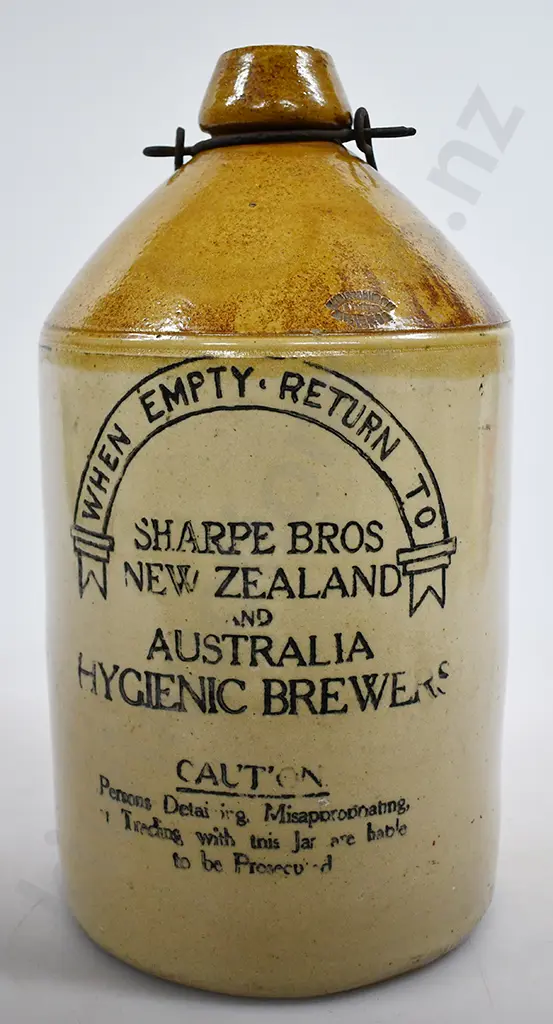 SHARPE BROS AUSTUSTRALIA & NEW ZEALAND STONE JAR Image 1++