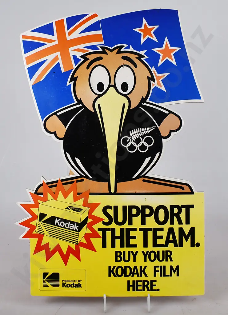 1984 LOS ANGELES OLYMPICS KODAK SHOP COUNTER DISPLAY CARD Image 1++