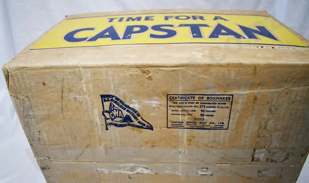 CAPSTAN CARDBOARD BOX Image 1++