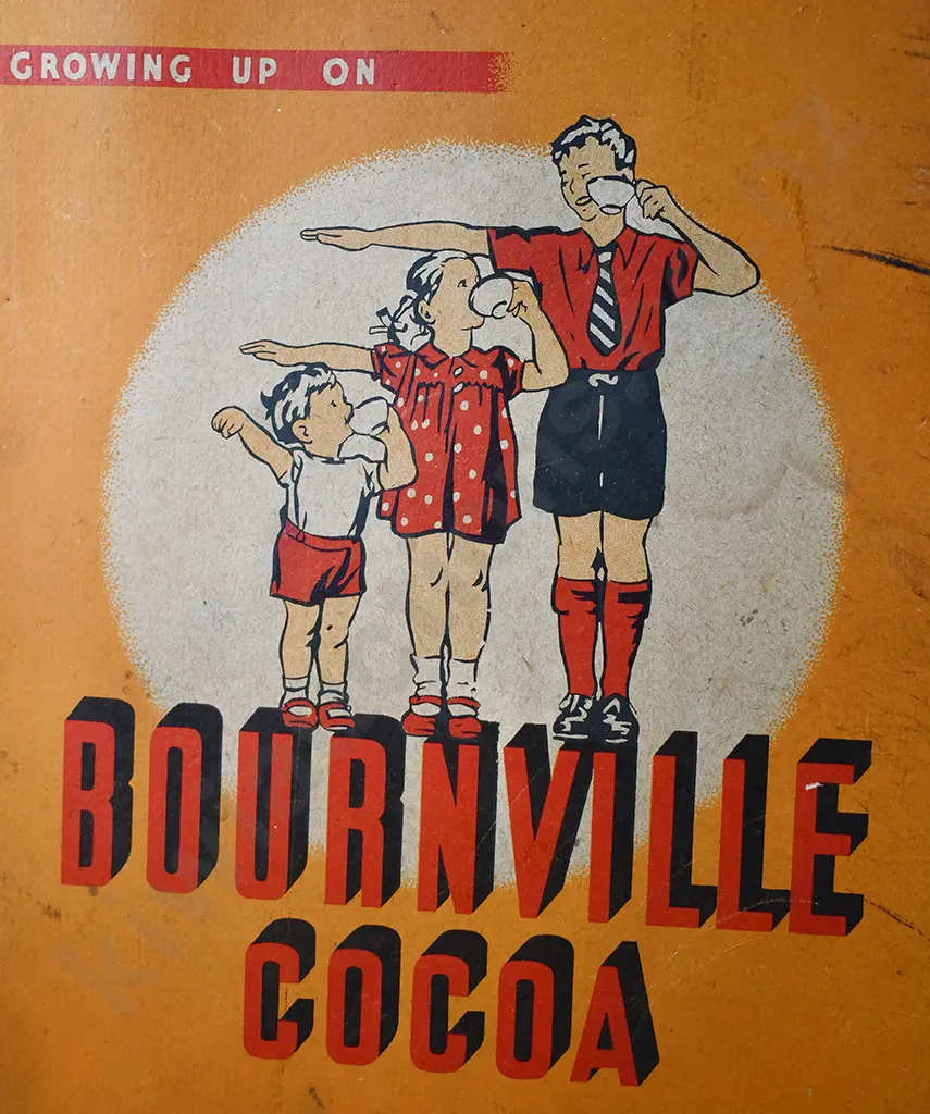 BOURNVILLE COCOA CARDBOX BOX Image 1++