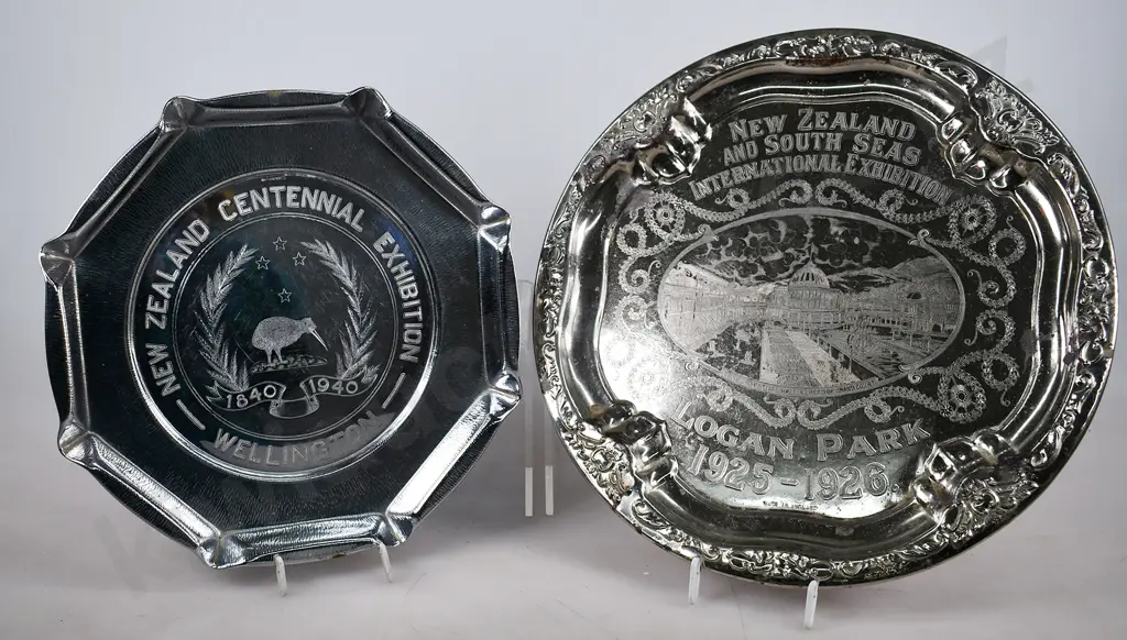 NEW ZEALAND EXHIBITION CHROME TRAYS Image 1++