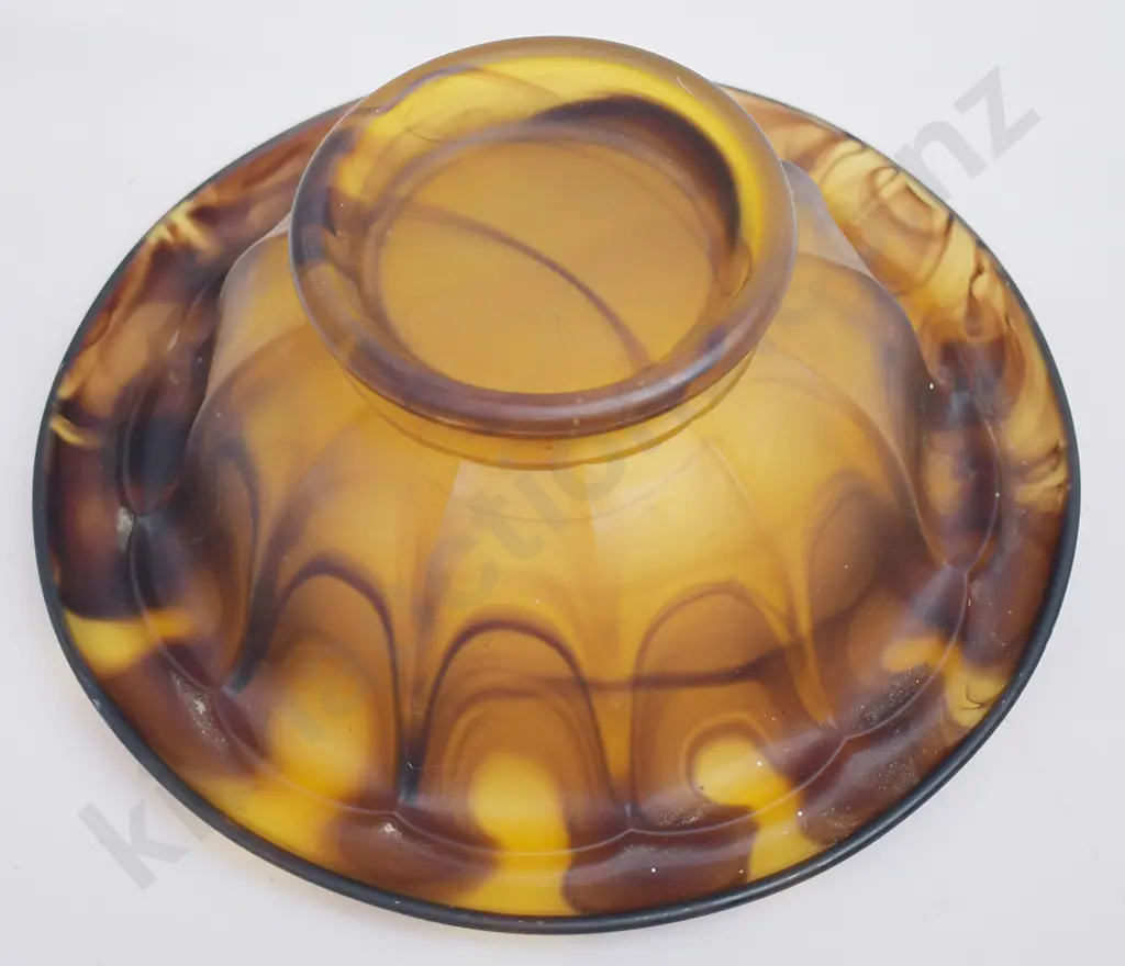 AMBER CLOUD GLASS BOWL Image 1++