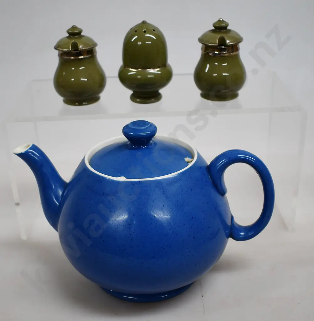 MOORCROFT TEAPOT, CONDIMENTS Image 1++