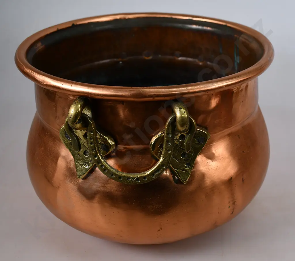 COPPER & BRASS CAULDRON Image 1++