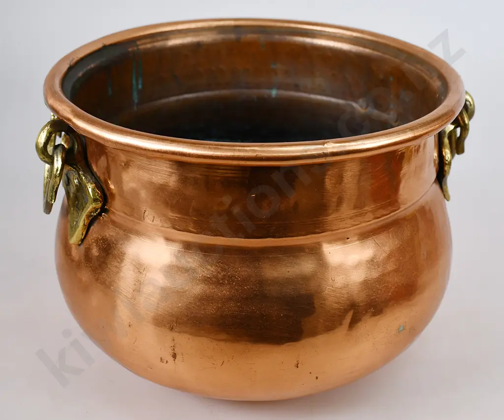 COPPER & BRASS CAULDRON Image 1++