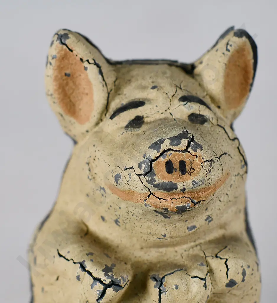 CAST METAL PIGGY BANK Image 1++
