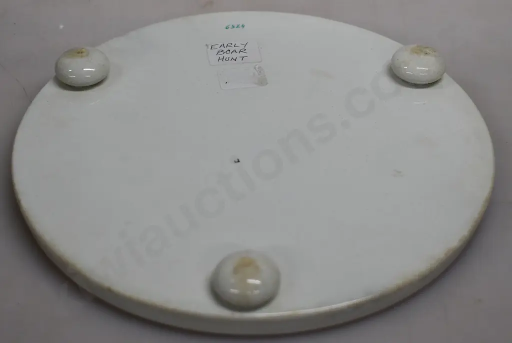 PRATTWARE TEAPOT STAND THE BOAR HUNT Image 1++