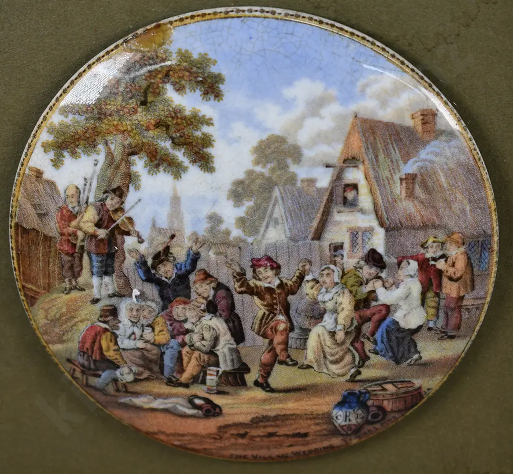 PRATT LID THE VILLAGE WEDDING, IN WOODEN FRAME Image 1++