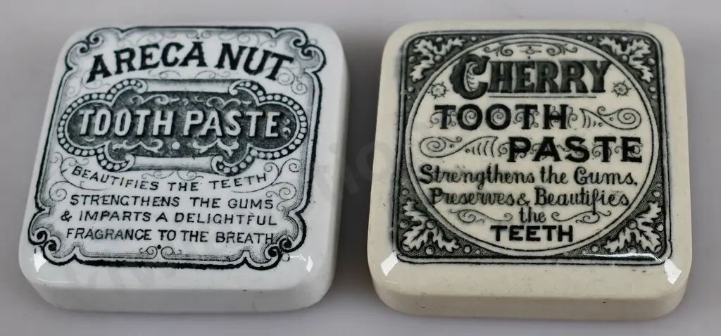 ARECA NUT, CHERRY TOOTH PASTE POT LIDS Image 1++