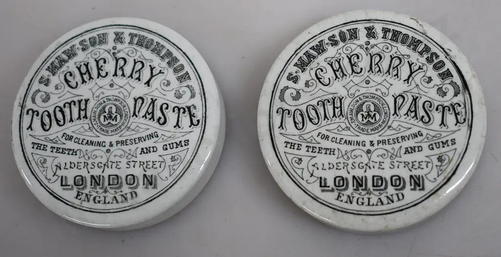 MAWS LONDON TOOTH PASTE POT LIDS Image 1++