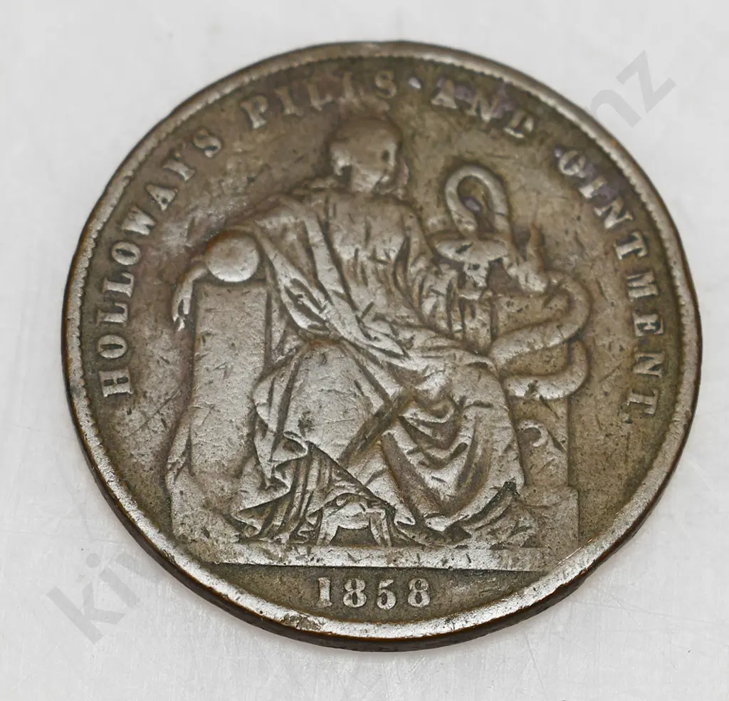 HOLLOWAYS PILLS AND OINTMENT TRADING TOKEN Image 1++