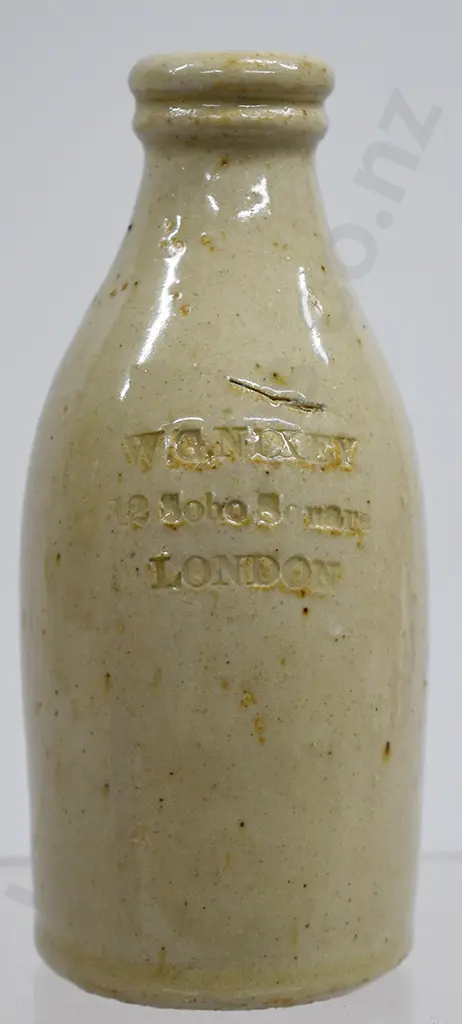 COBALT BLUE CYLINDER, NIXEY STONEWARE Image 1++