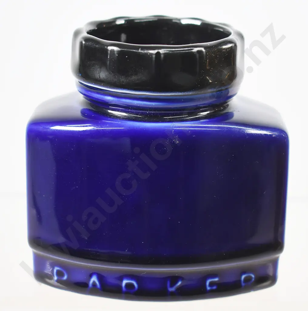 PARKER QUINK CERAMIC ADVERTISING BOTTLE Image 1++