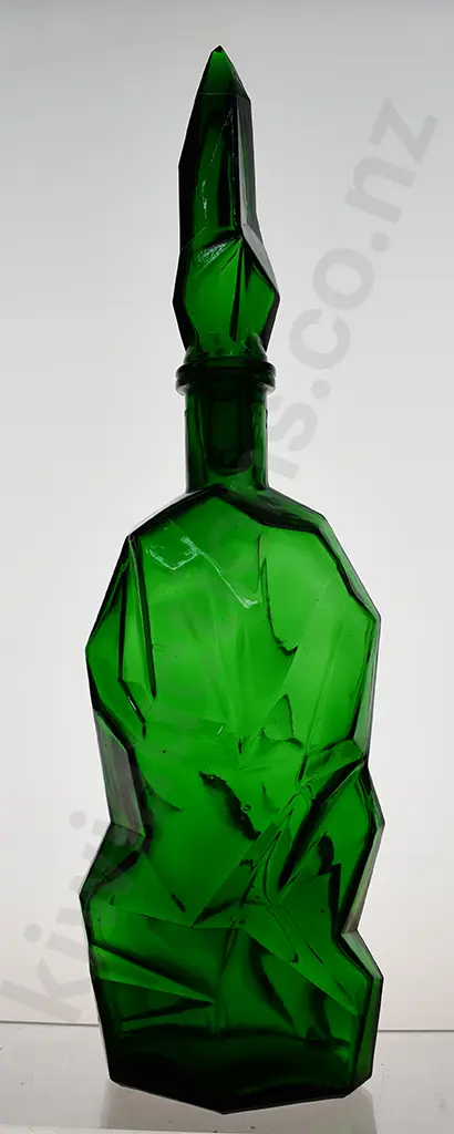 YUGOSLAVIAN RUBA ROMBIC GLASS DECANTER Image 1++