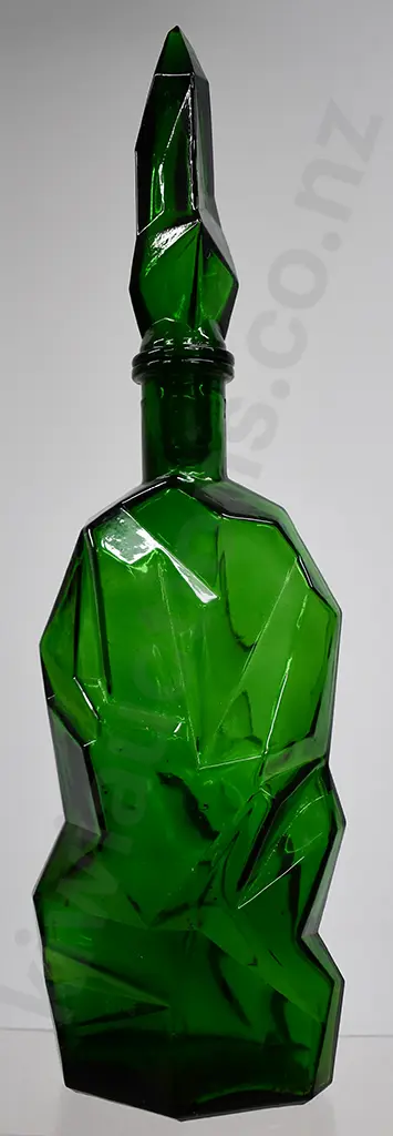 YUGOSLAVIAN RUBA ROMBIC GLASS DECANTER Image 1++
