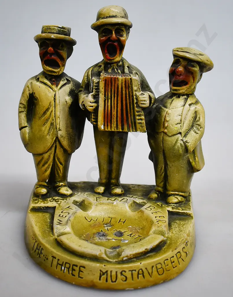 WEST END BEER THREE MUSTAVBEERS ADVERTISING FIGURE Image 1++