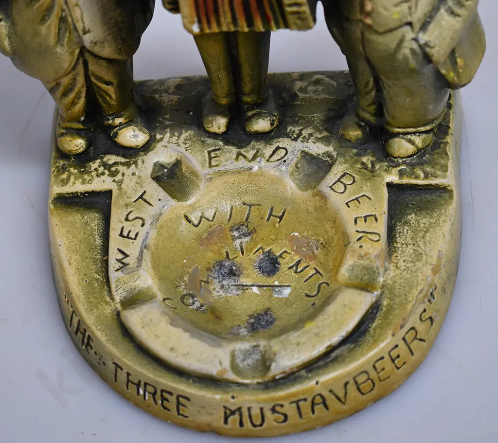 WEST END BEER THREE MUSTAVBEERS ADVERTISING FIGURE Image 1++