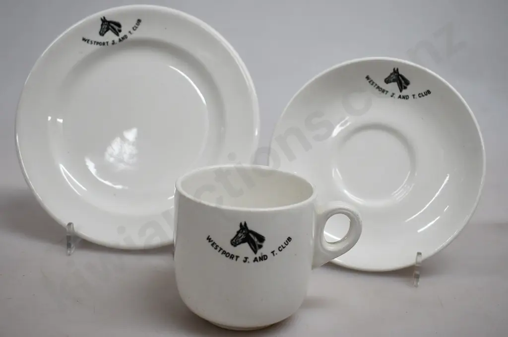 SOUVENIR WARE CHINA, WESTPORT J & T CLUB Image 1++
