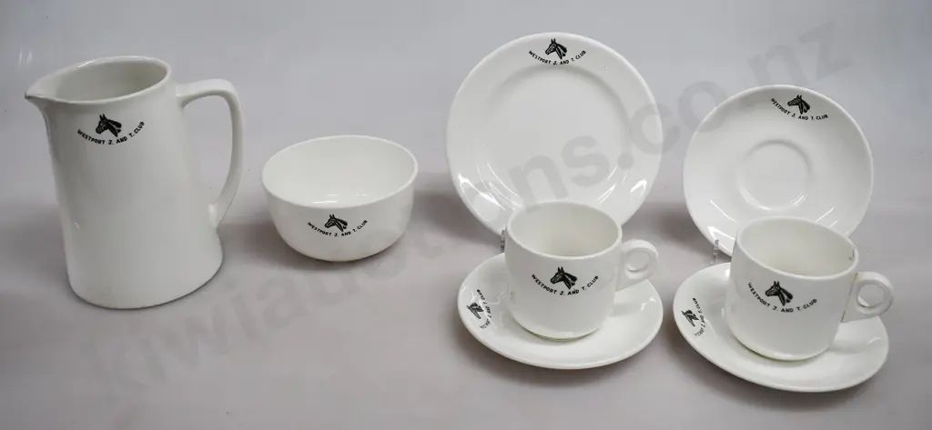 SOUVENIR WARE CHINA, WESTPORT J & T CLUB Image 1++