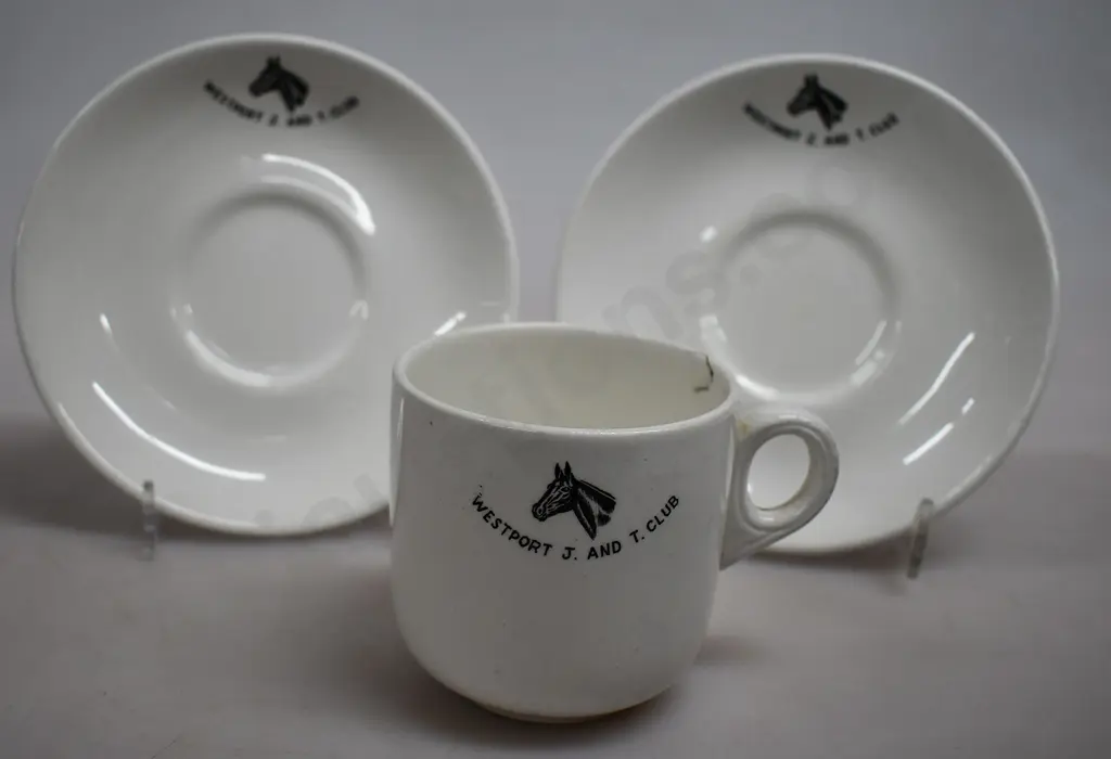 SOUVENIR WARE CHINA, WESTPORT J & T CLUB Image 1++