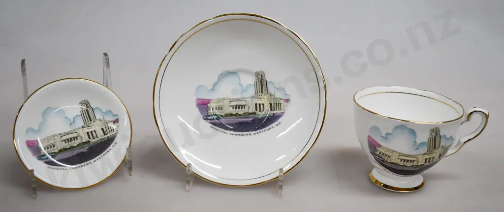 SOUVENIR WARE CHINA, MUNICIPAL CHAMBERS WESTPORT Image 1++
