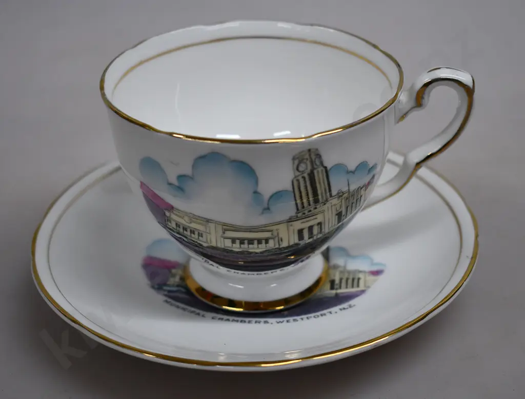 SOUVENIR WARE CHINA, MUNICIPAL CHAMBERS WESTPORT Image 1++