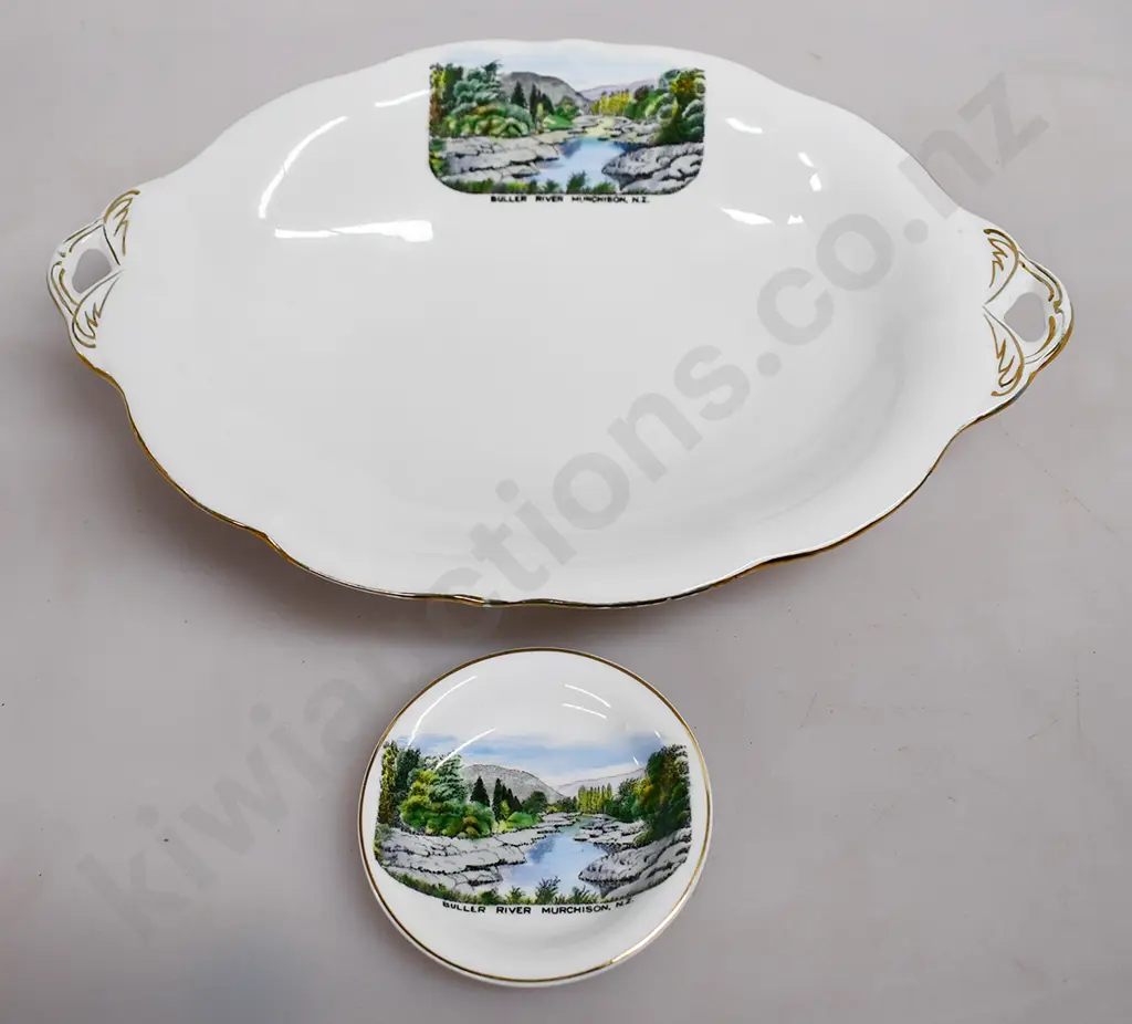 SOUVENIR WARE CHINA, BULLER RIVER MURCHISON & PUNAKAIKI ROCKS. Image 1++