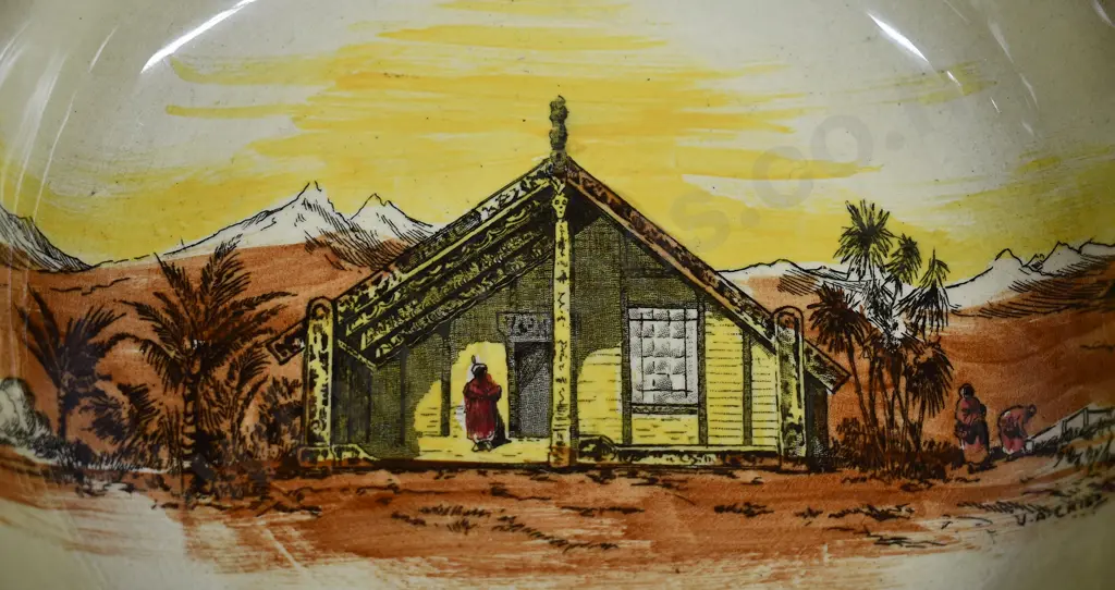 HOMELAND SERIES MAORI WHARE BOWL Image 1++