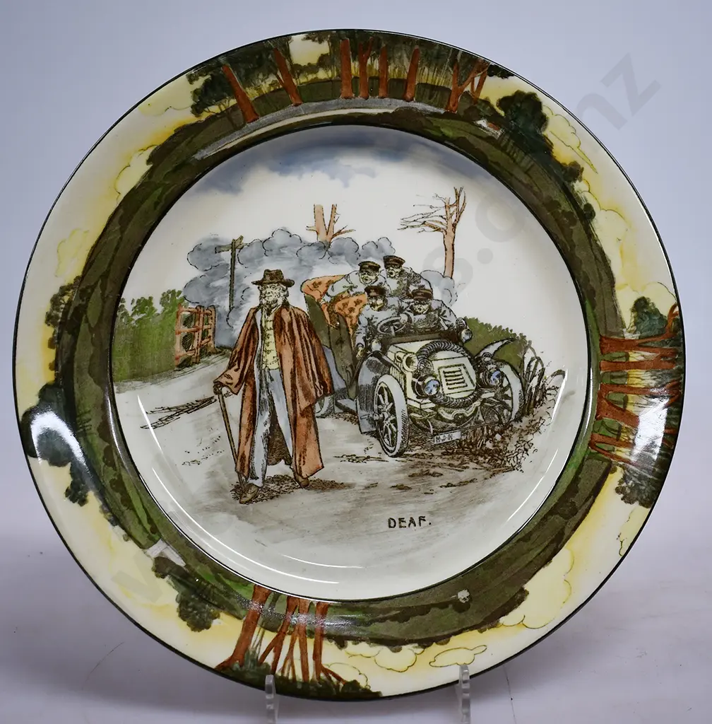 ROYAL DOULTON EARLY MOTORING SERES WARE PLATE. Image 1++