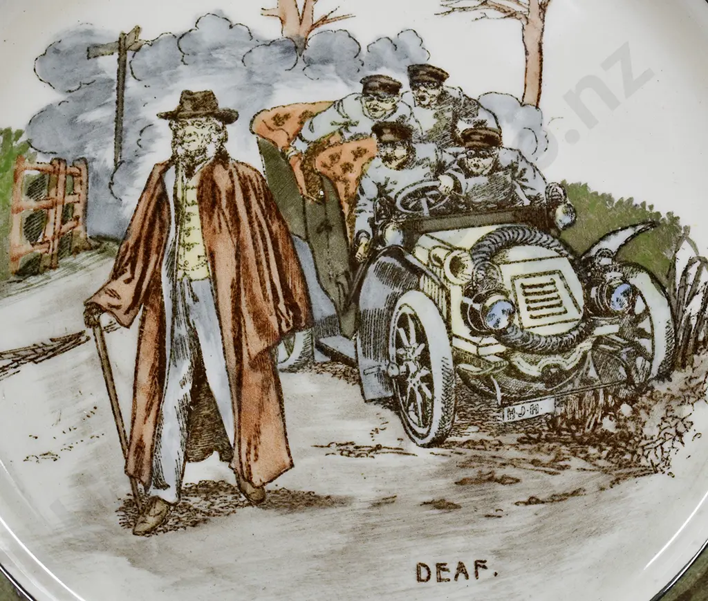ROYAL DOULTON EARLY MOTORING SERES WARE PLATE. Image 1++