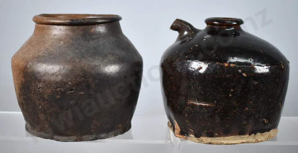 ASSORTED CHINESE, FOOD POTS, SOY SAUCE, TIGER WHISKY Image 1++