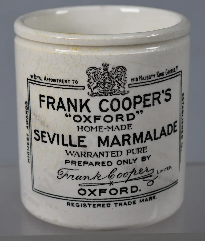 FRANK COOPER MARMALADE POT Image 1++
