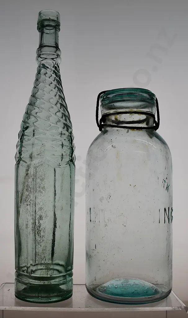 SALAD OIL EXTRA LARGE SIZE, LIGHTNING PRESERVING JAR Image 1++