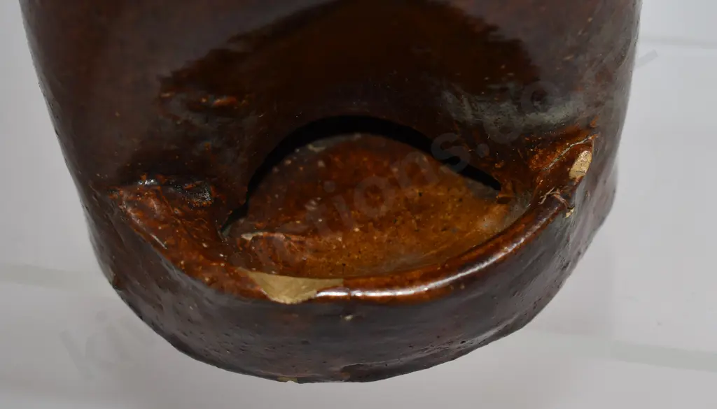 EARLY COLONIAL POTTERY BIRD FEEDERS Image 1++