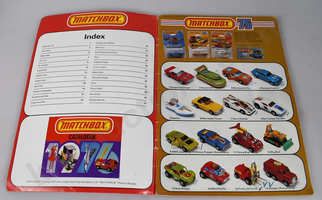 MATCHBOX TOY CATALOGUE 1976 Image 1++