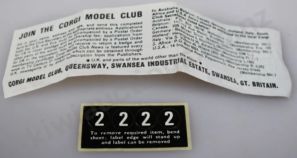 CORGI TOY BOXED MGC G.T. Image 1++