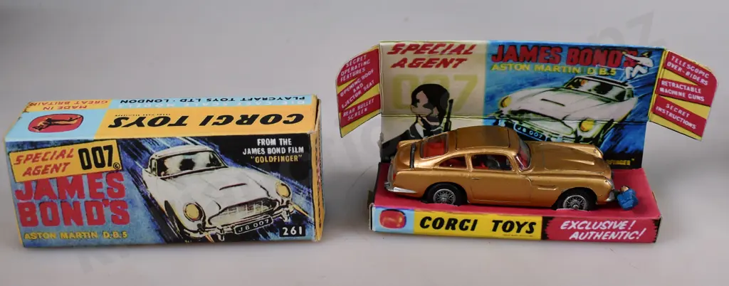 JAMES BOND, BATMOBILE BOXED TOY VEHICLES Image 1++