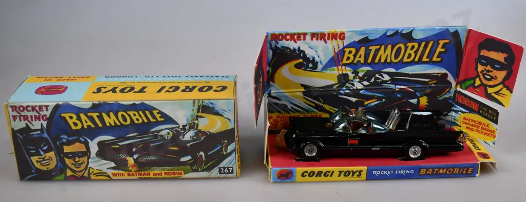 JAMES BOND, BATMOBILE BOXED TOY VEHICLES Image 1++