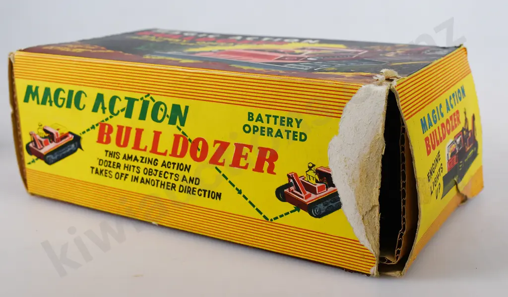 MAGIC ACTION BULLDOZER IN ORIGINAL BOX Image 1++