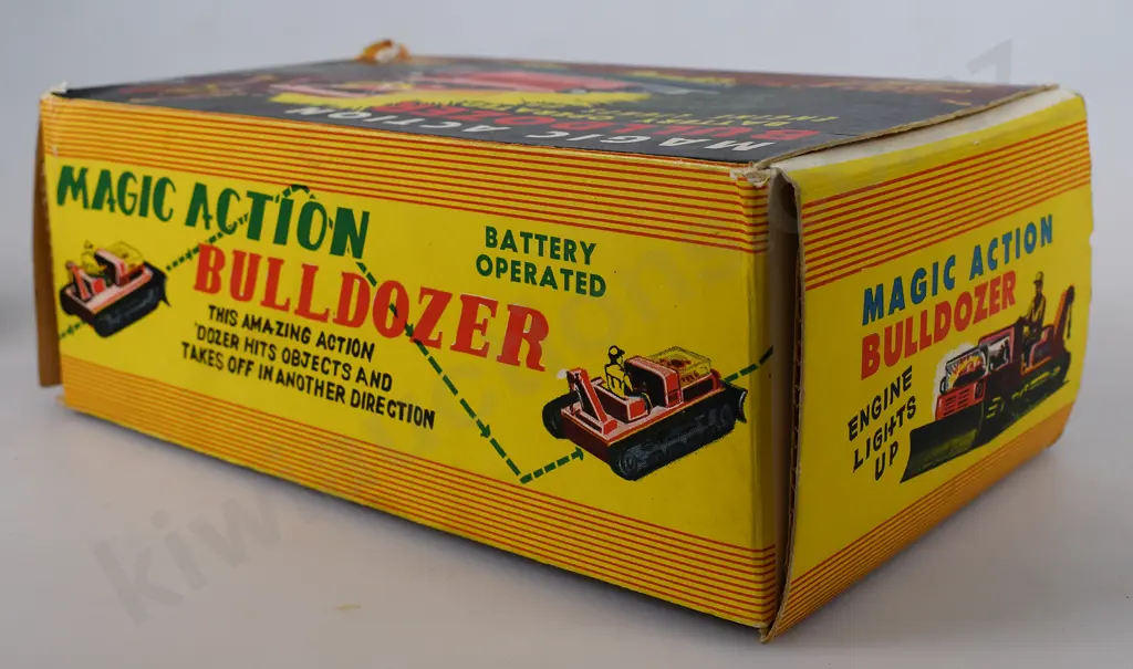 MAGIC ACTION BULLDOZER IN ORIGINAL BOX Image 1++