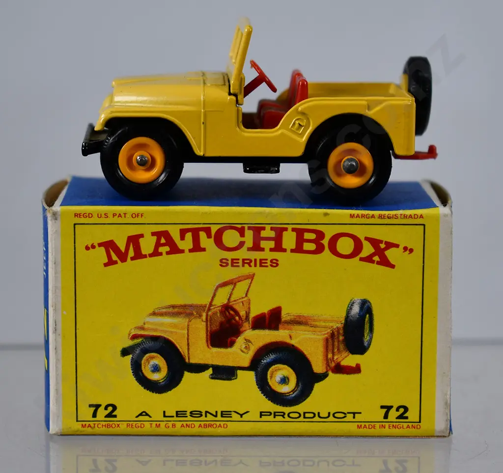 MATCHBOX SERIES  STANDARD JEEP, NO. 72 Image 1++