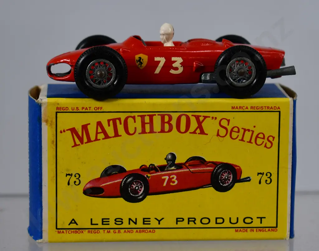 MATCHBOX SERIES FERRARI RACING CAR, NO.73 Image 1++