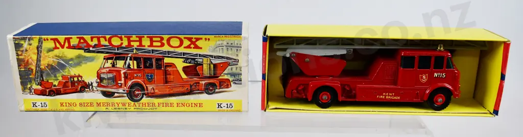 MATCHBOX K-15 MERRYWEATHER FIRE ENGINE Image 1++