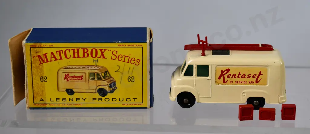 MATCHBOX SERIES TRUCKS, VAN, CRASH TENDER BOXED Image 1++