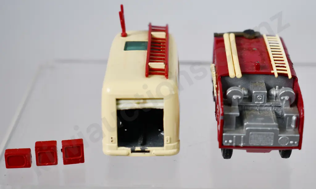 MATCHBOX SERIES TRUCKS, VAN, CRASH TENDER BOXED Image 1++