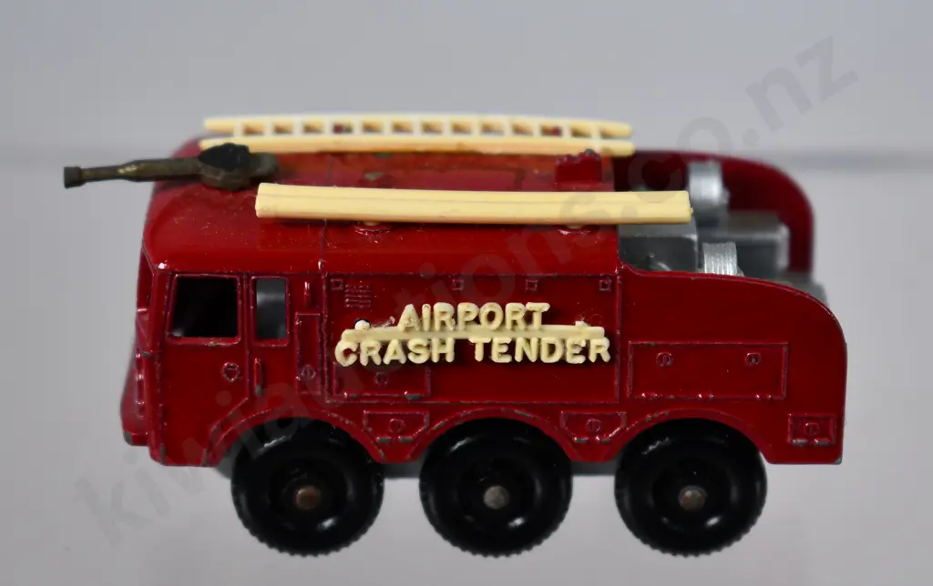 MATCHBOX SERIES TRUCKS, VAN, CRASH TENDER BOXED Image 1++