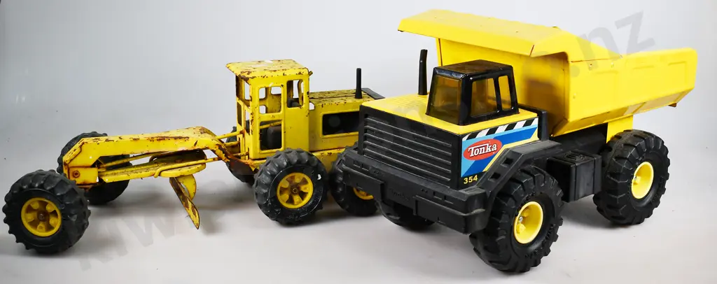 TONKA GRADER & DUMP TRUCK Image 1++