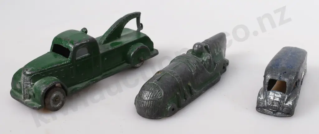 TINK-E TOYS BREAKDOWN TRUCK, RACING CAR & VAN Image 1++