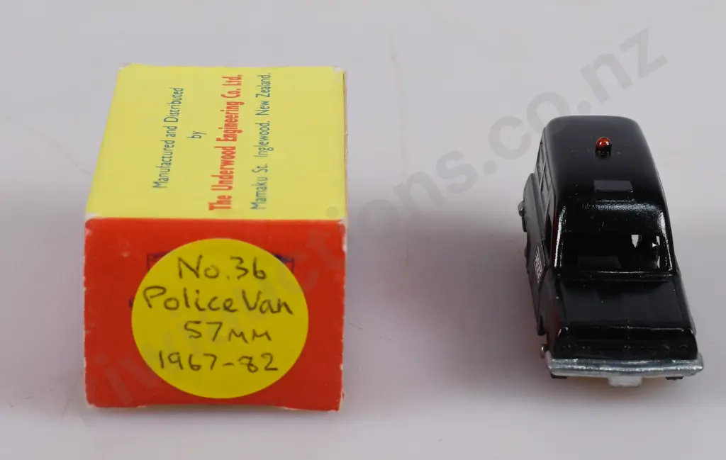 FUN HO MIDGET POLICE VAN, NO 36, BOXED Image 1++
